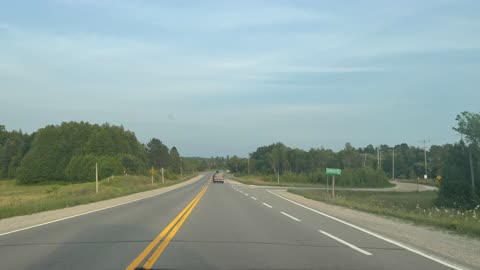 Ontario Countryside Drive 4K POV | Hwy 10 Through Chatsworth Farmland | Sunny Summer No Traffic