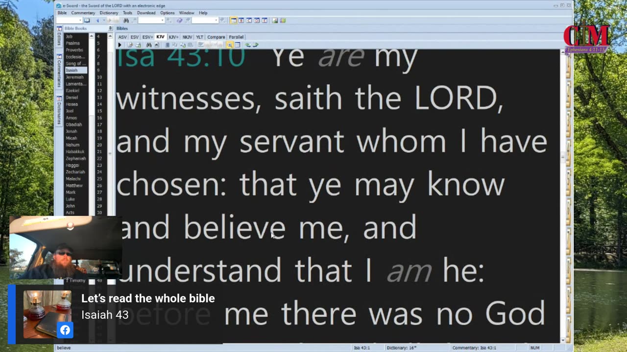 Let's Read the Whole Bible Y'all!! 09/06/2025