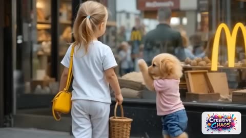 Adorable Baby Girl and Her Puppy’s Sweetest Day Out at McDonald's
