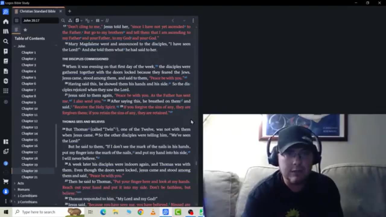 unless i see for myself i will never believe [The Bride of Christ]