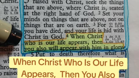 When Christ Who Is Our Life Appears..