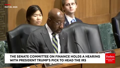 Raphael Warnock Asks IRS Nom If He Will Recuse Himself From Investigations Into His Campaign Donors