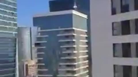 Isreal being bombed
