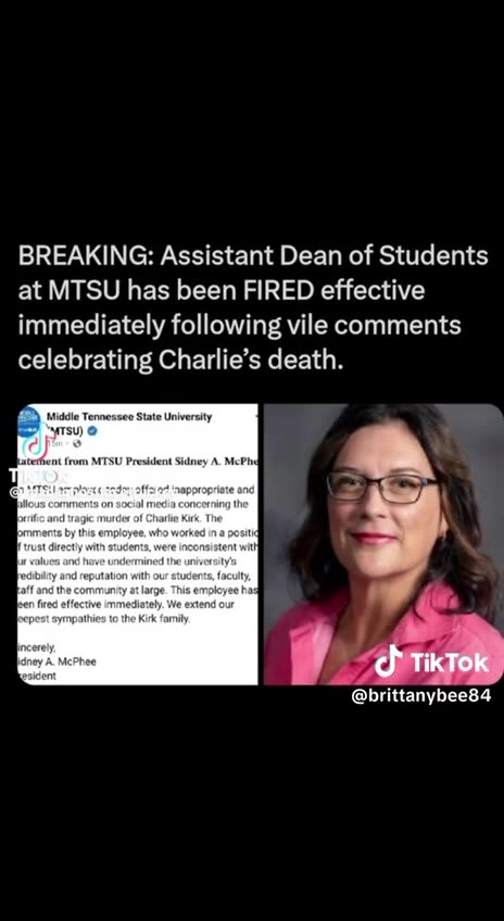 Lefties Fired After Praising Assassination of Charlie Kirk