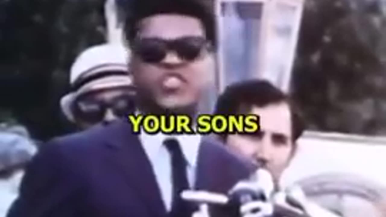 Muhammad Ali tells Blacks dont racemix