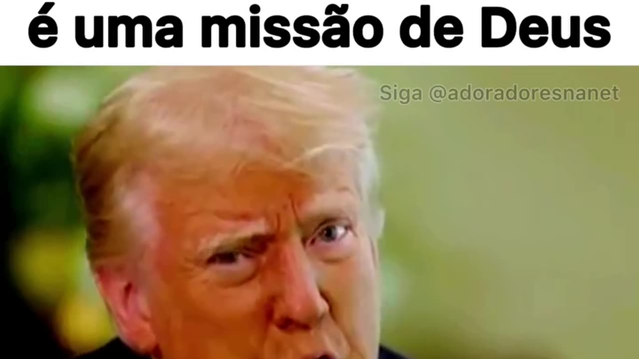 Trump says God has a purpose for his life!