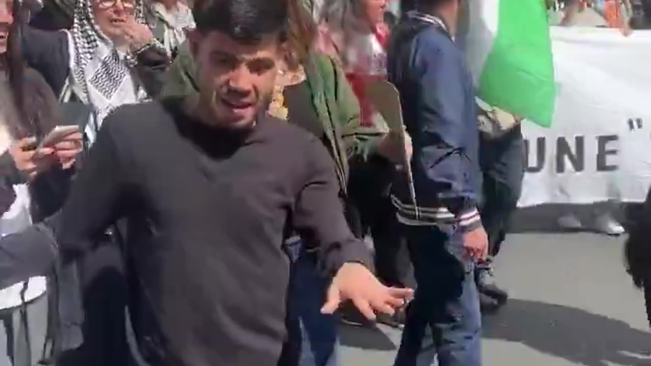 He supports Palestine. Who tells him_