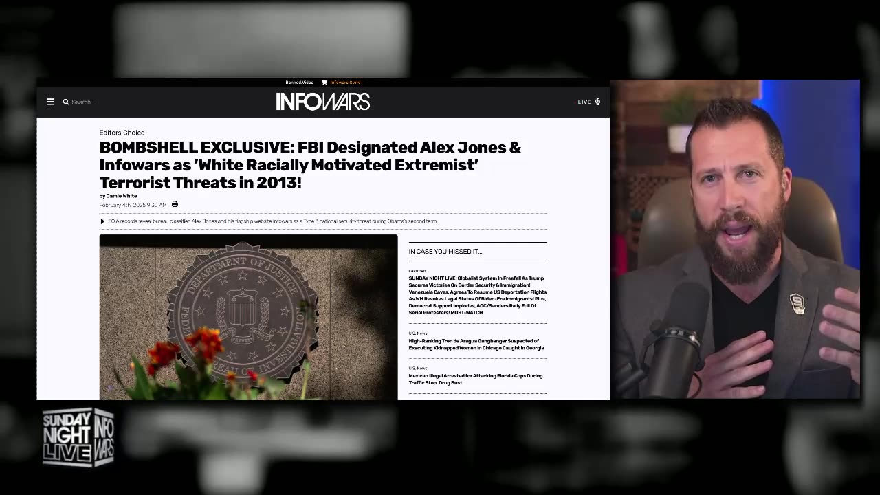 Alex Jones Of Infowars Has Been The Target Of A Secret FBI Espionage Investigation