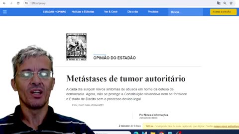 Estadão chama STF de câncer Jornal faz duras críticas ao STF em seu editorial. 2024-03-24
