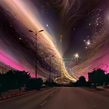 Road to the Cosmos: A Journey Through Starlit Dreams