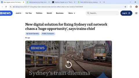 Three days after my video about Nedlands, Noland, Nowland pattern, ABC features Matt Longland