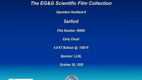 Operation Hardtack-II - Sanford 60660