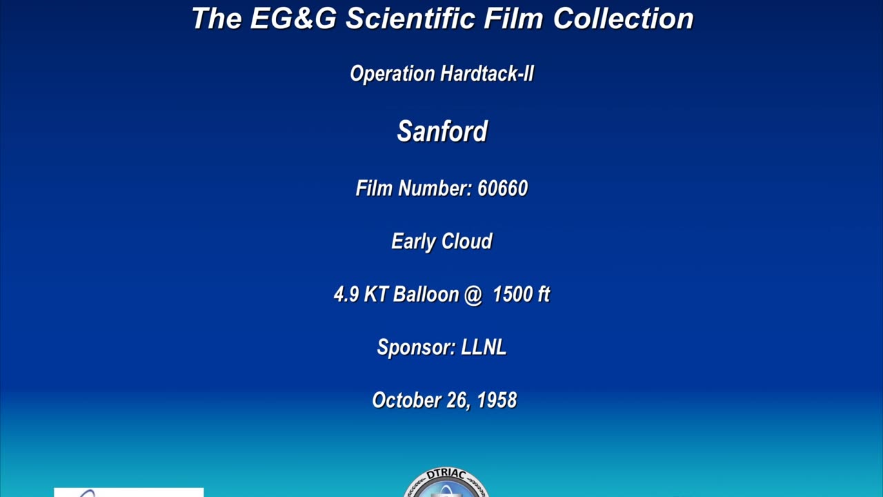 Operation Hardtack-II - Sanford 60660