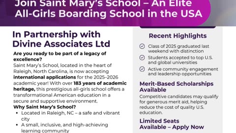 Empowering Her Future: Saint Mary’s & Divine in Partnership