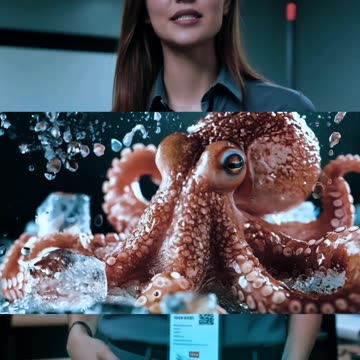 Octopuses Have Three Hearts and Blue Blood! 🐙💙#DidYouKnow#OctopusFacts