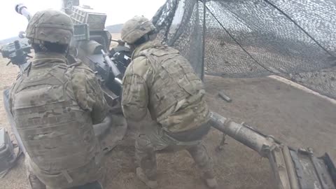 M119A3 Artillery Training | Real Combat Simulation & Live Fire Footage