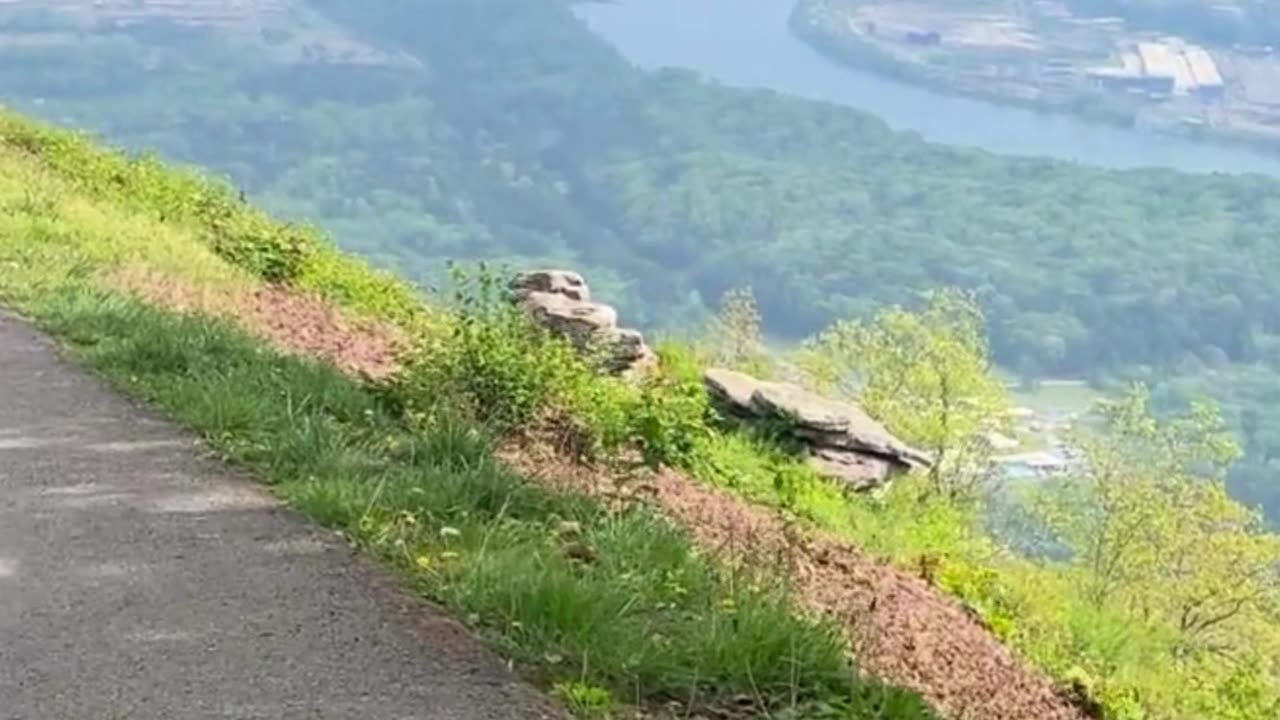 The Walk to the View Lookout Mountain Tennessee
