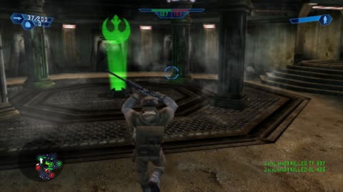 Star Wars Battlefront 2004: Instant Action Tatooine: Jabba's Palace Rebels Gameplay