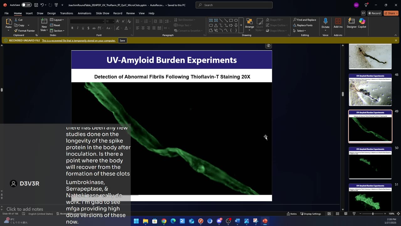 Raman/SEM/EDX of Amyloid Like Clots Post-Vax (The Good, The Bad & The Ugly)
