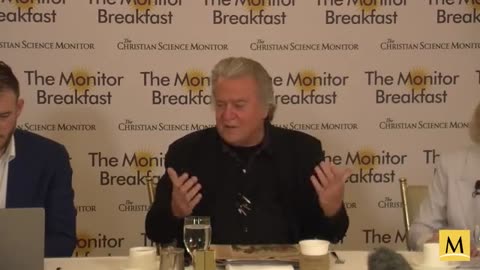Steve Bannon Speaks at Christian Science Monitor Breakfast