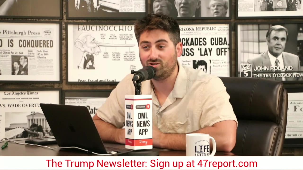 Trump’s Spanish interview; Feminists invade space (4-16-25)