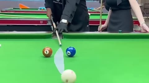 Funny Snooker competition.