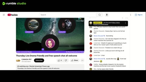 rv free speech chat I got booted out of