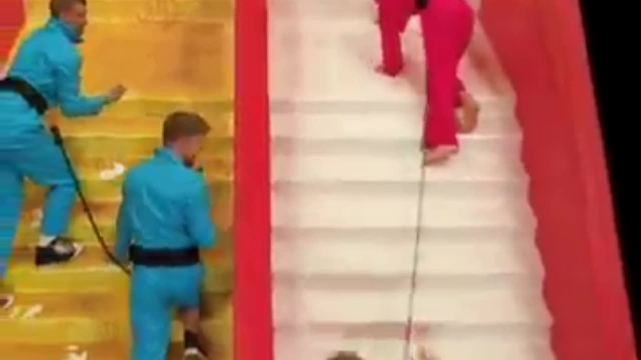 Slippery vs sticky stairs $1 vs $500000