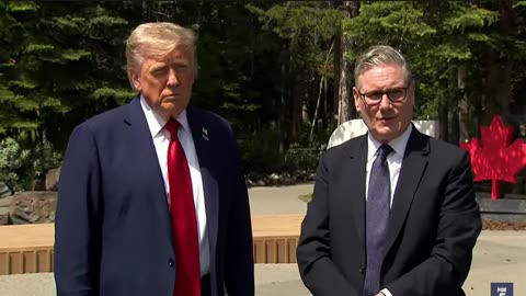 President Donald Trump at G7 Session III