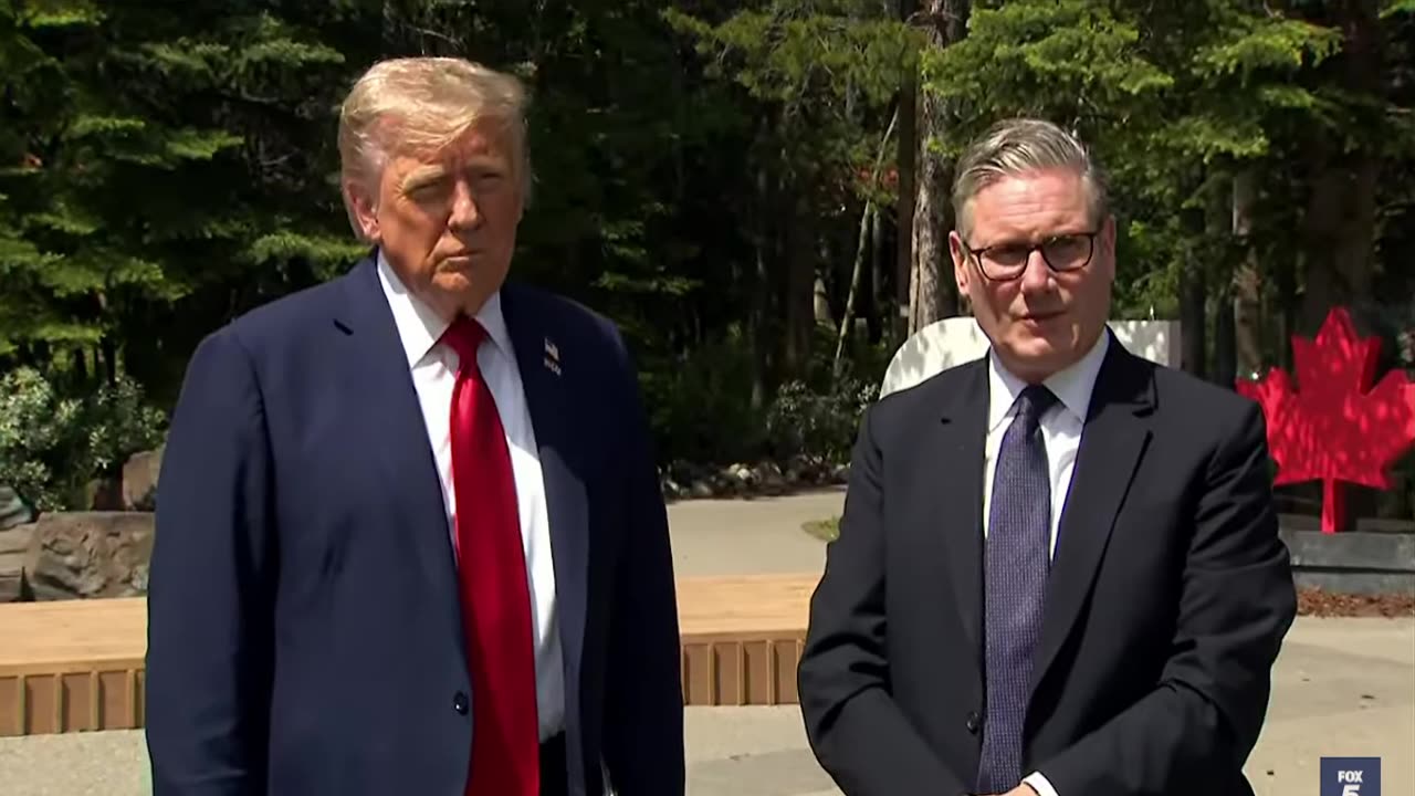 President Donald Trump at G7 Session III
