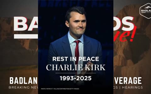 Badlands Media Special Coverage - FBI Press Conference on Charlie Kirk's Assassination - Time TBA
