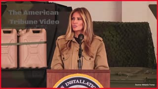 Melania Gives Incredible Speech Praising the Military, Thanking Military Members for Their Service