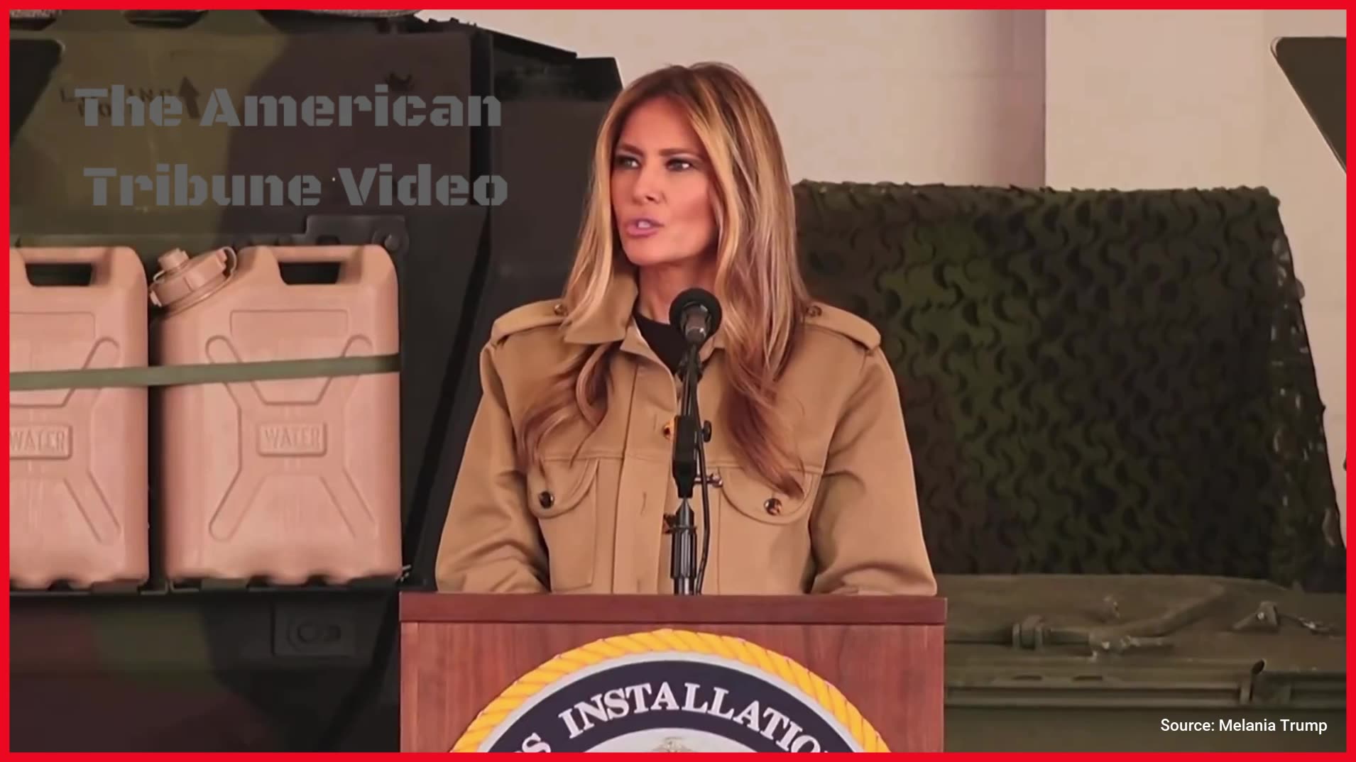 Melania Gives Incredible Speech Praising the Military, Thanking Military Members for Their Service