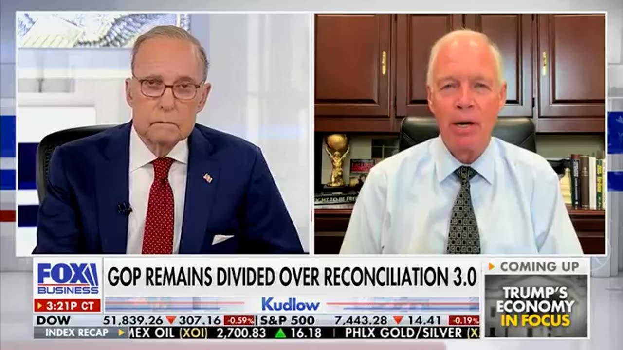 Senator Ron Johnson on Kudlow 7.20.26