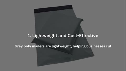 Why Grey Mailing Bags Are the Smart Choice for Modern E Commerce