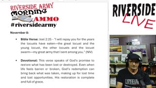 Riverside Morning Ammo Daily Devotional 11.8.25