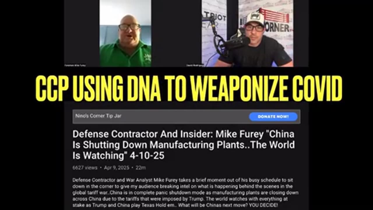 Mike Fury/Nino on potential new virus from China..