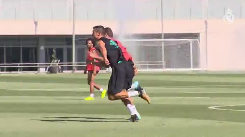 CRISTIANO RONALDO'S first Real Madrid training session of the new season!2025 ka trial video