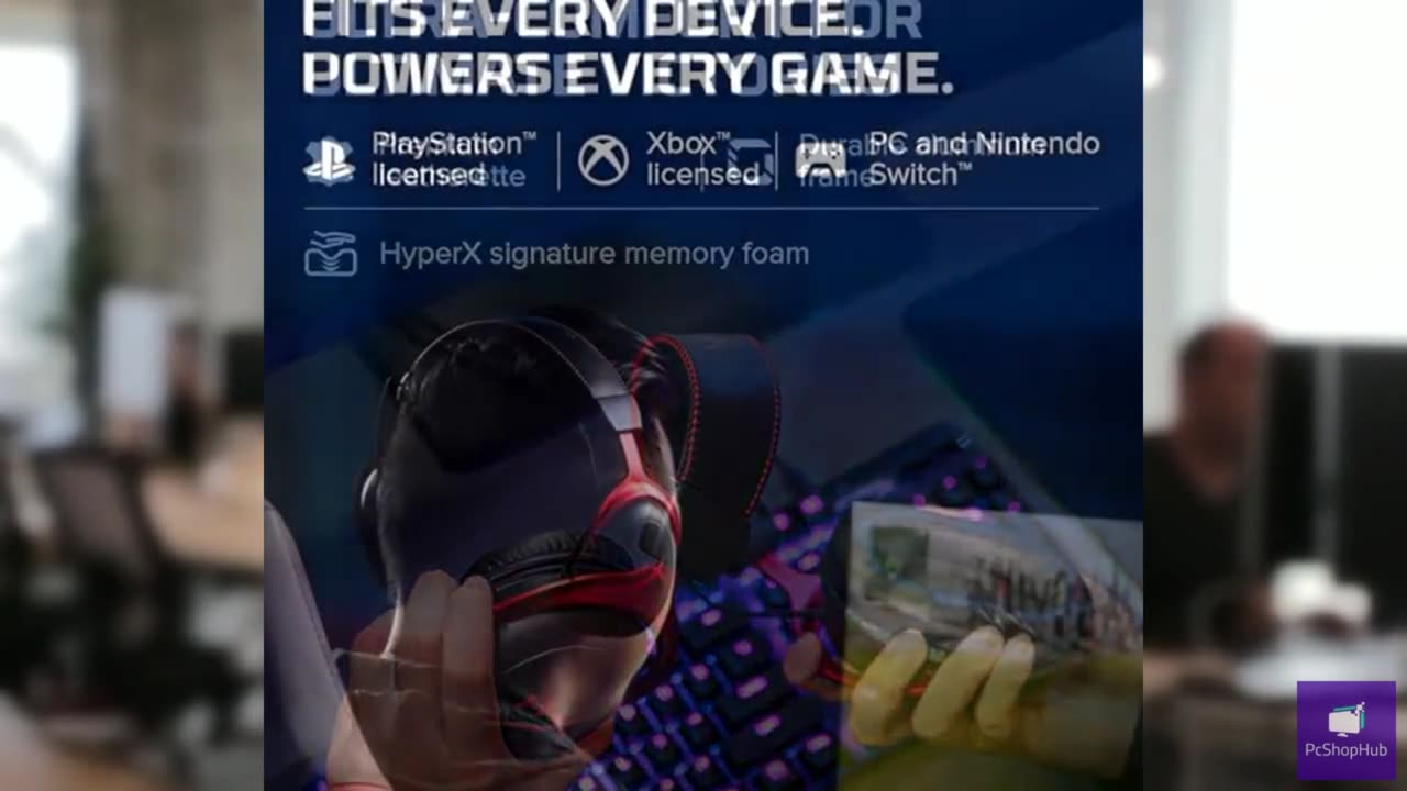 HyperX Cloud II - Gaming Headset, 7.1 Surround Sound, Memory Foam Ear Pads, Dura