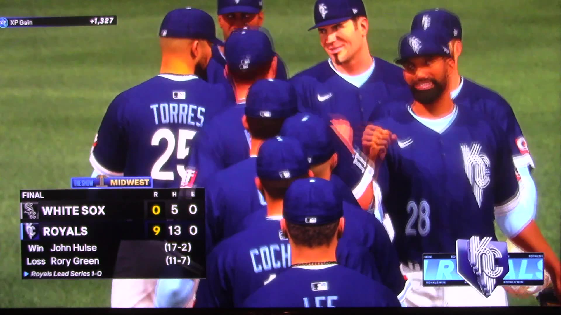 MLB The Show: Kansas City Royals vs Chicago White Sox (S20 G115)