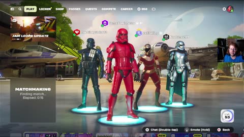 Star Wars Fortnite Zero Build Time to Get some Crowns!!