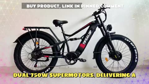 Tifgalop ES7 Pro 26 Inch Electric Bike 750W Motor 48V 21AH Battery Electric Bike