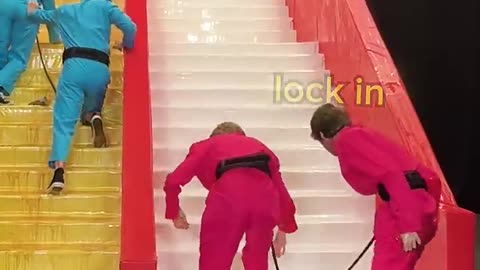 Slippery vs Stickey stairs