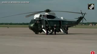 TRUMP RETURNS TO WHITEHOUSE PART 2 JOINT BASE ANDREWS
