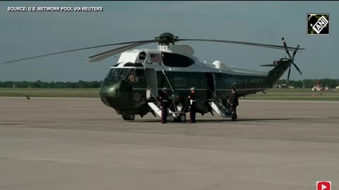 TRUMP RETURNS TO WHITEHOUSE PART 2 JOINT BASE ANDREWS