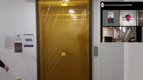 Properly Deploy Standard Smoke Curtain with Exit Options 1 & 2