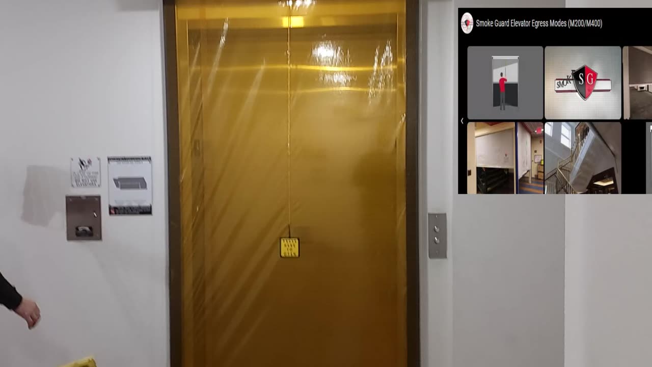 Properly Deploy Standard Smoke Curtain with Exit Options 1 & 2