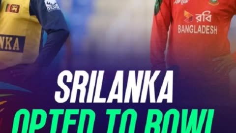 Sri Lanka won the toss and invited Bangladesh to bat first in the 5th match of Asia cup 2025