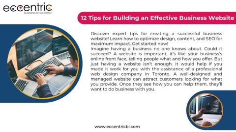 Website Developers in Toronto - Eccentric Business Intelligence