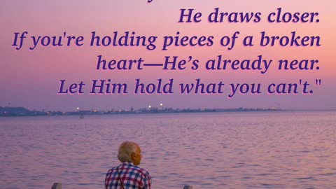 "Grief doesn't scare God. Pslam 34:18 #GodIsNear #FaithInSorrow#ComfortInChrist #HealingScripture